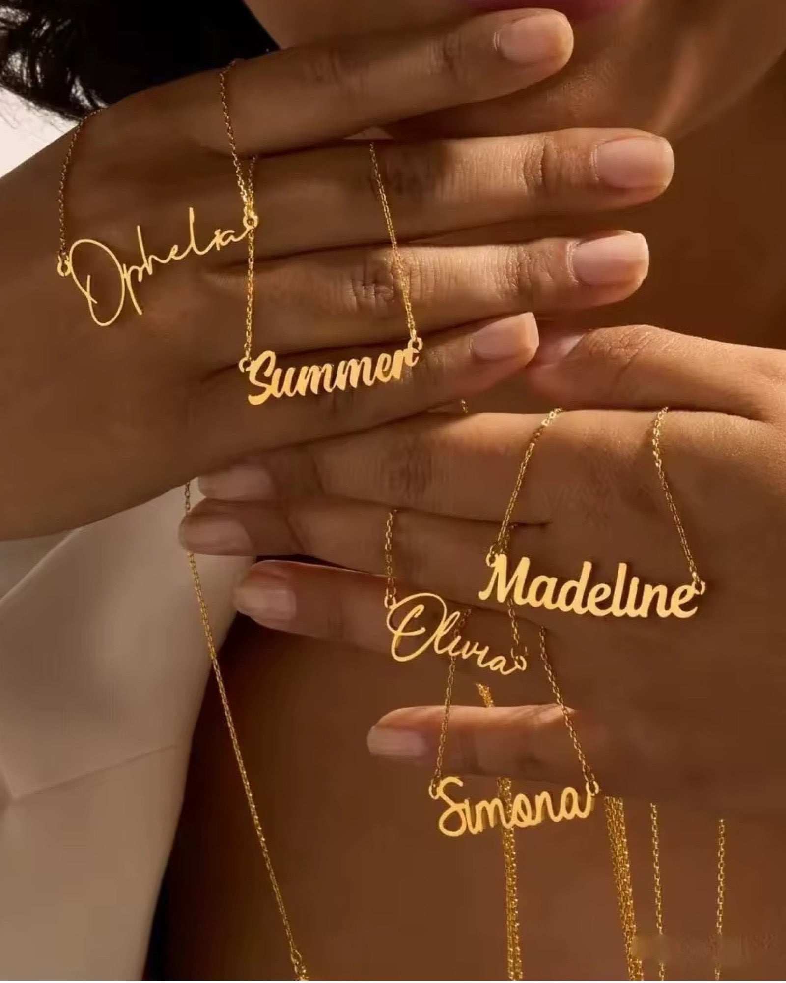 Custom Name plate necklace