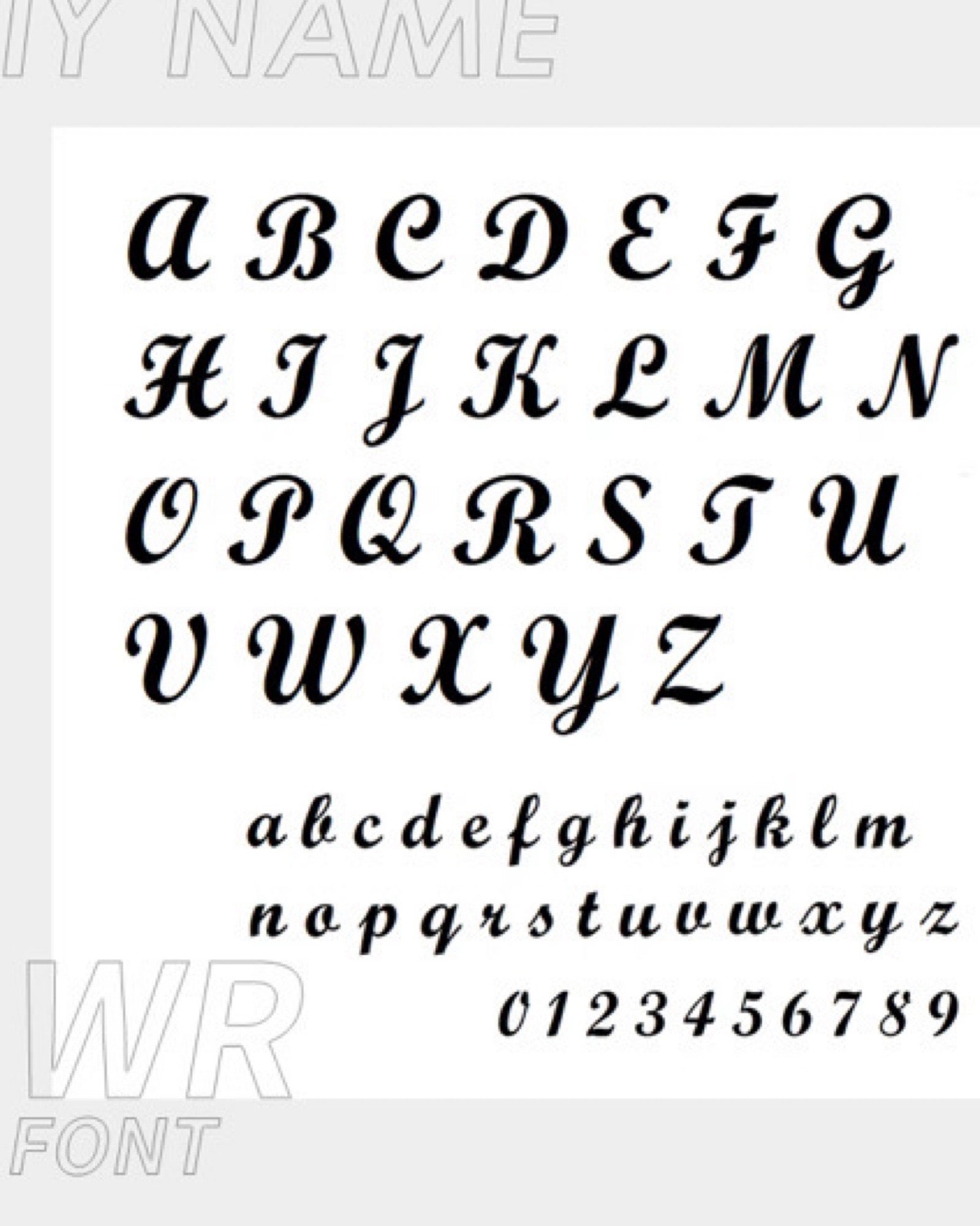 Custom Name plate necklace