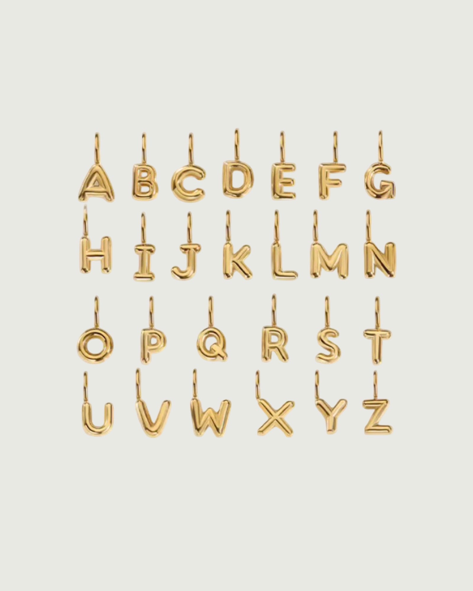 Initial bubble pendants