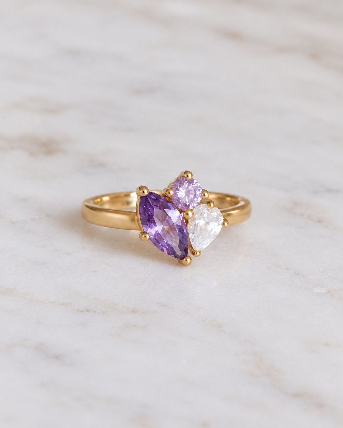 Amore trio rings