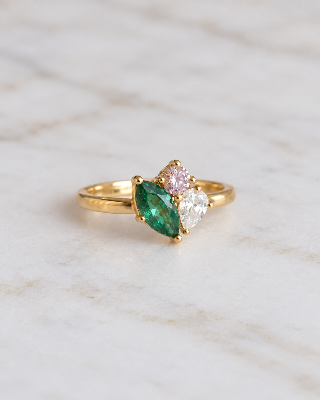 Amore trio rings