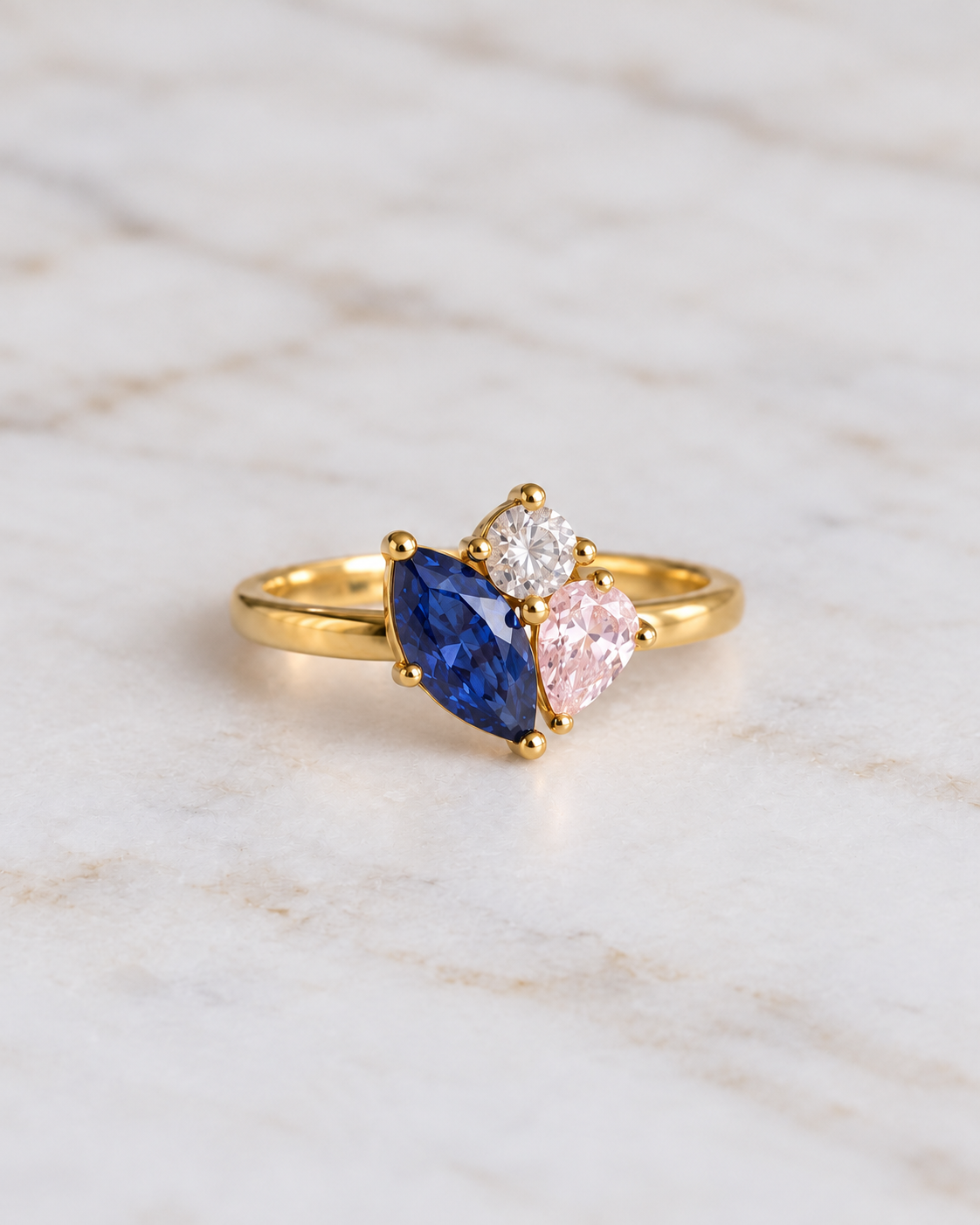 Amore trio rings