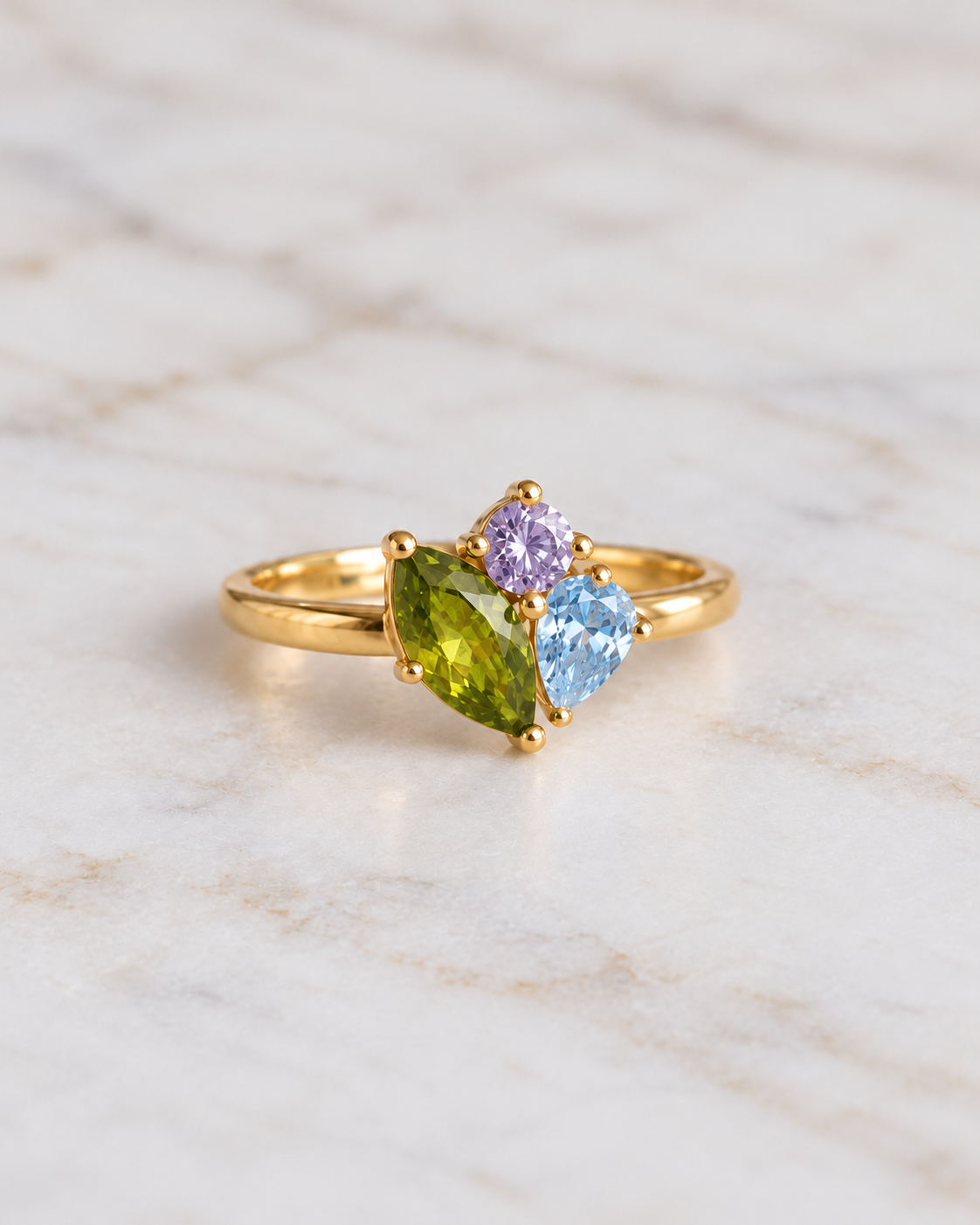 Amore trio rings