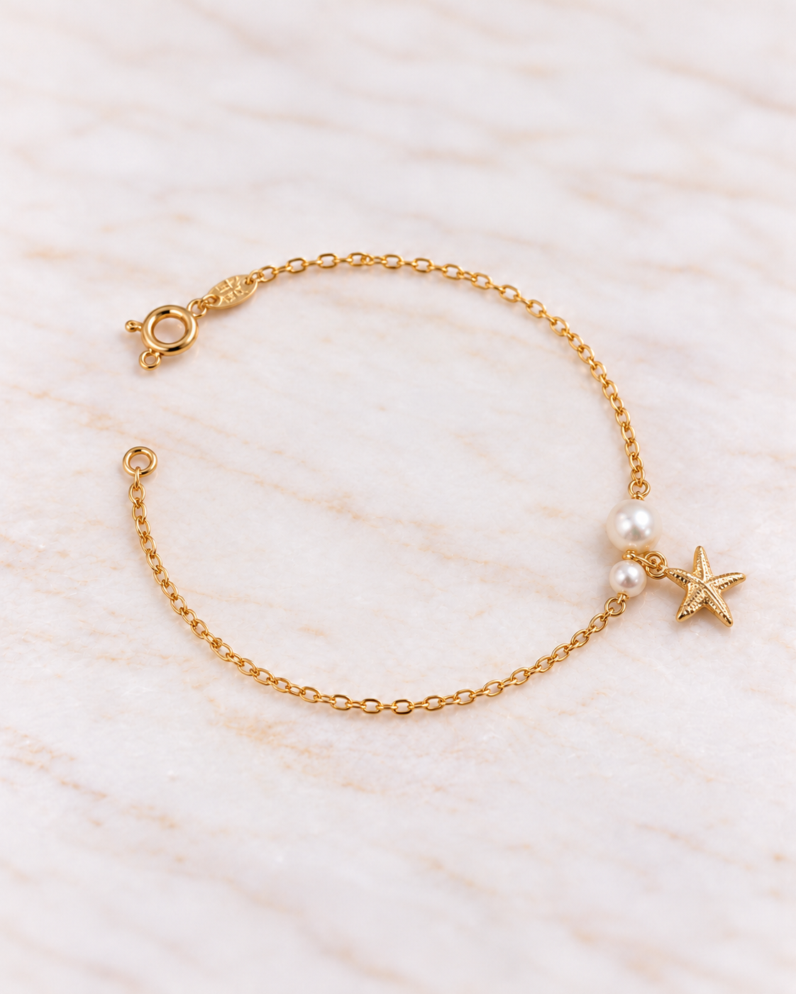 Starfish Pearl Bracelet