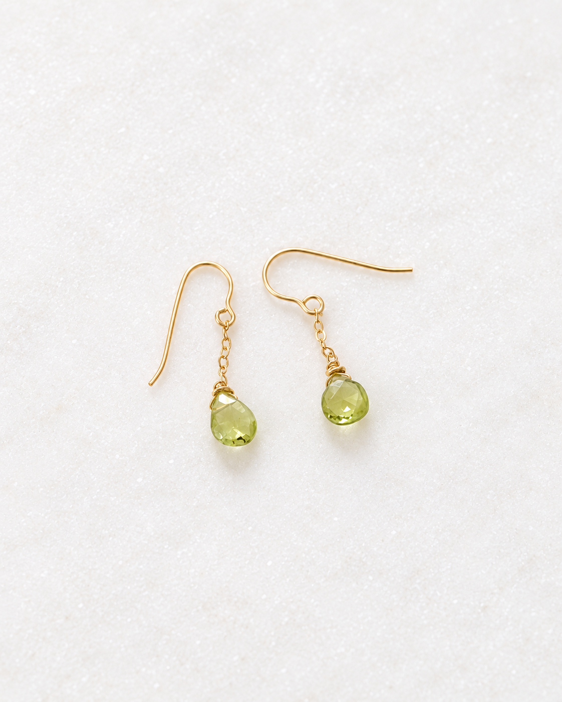 Peridot Drop Earrings
