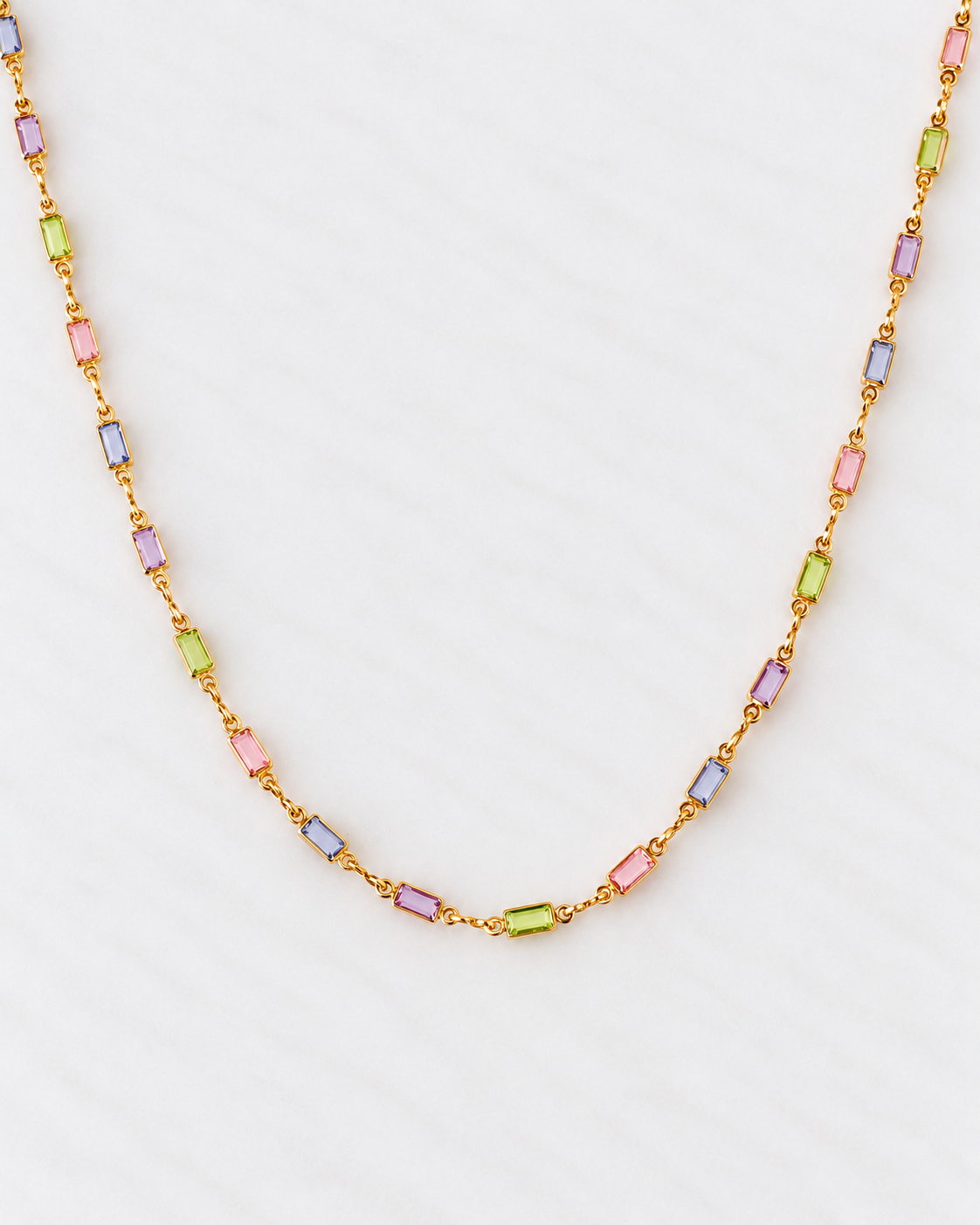Daria Colourful Gold Necklace
