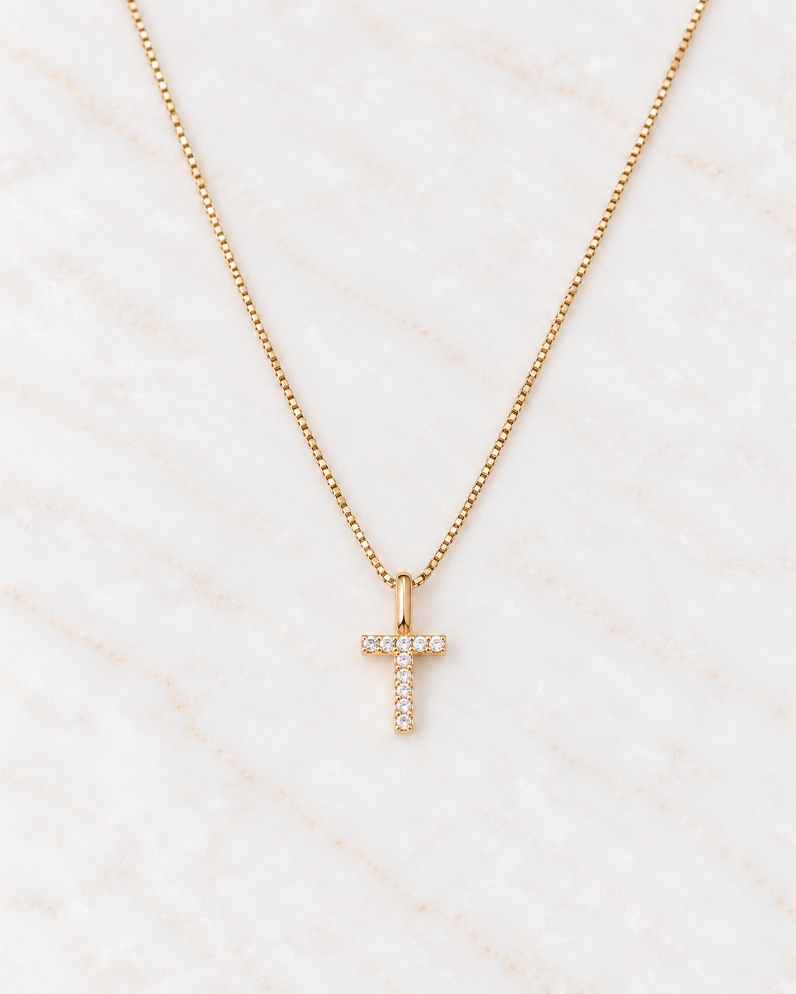 A-Z Pave Initial necklaces