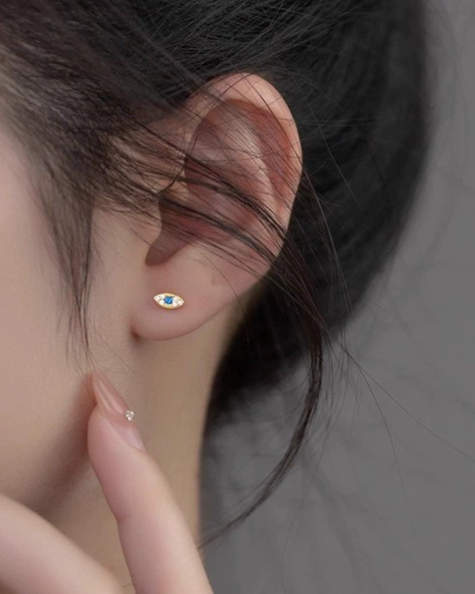 Petite Evil Eye Stud Earrings