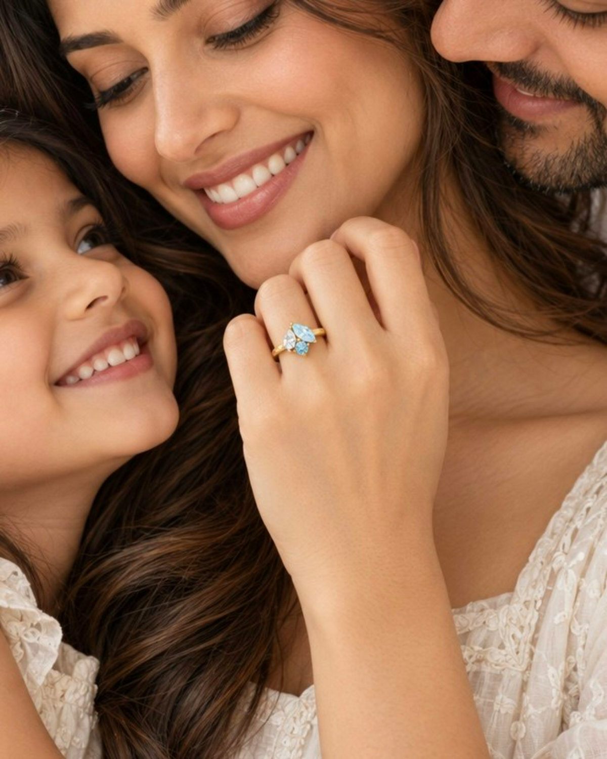 Amore trio rings