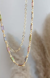 Daria Colourful Gold Necklace