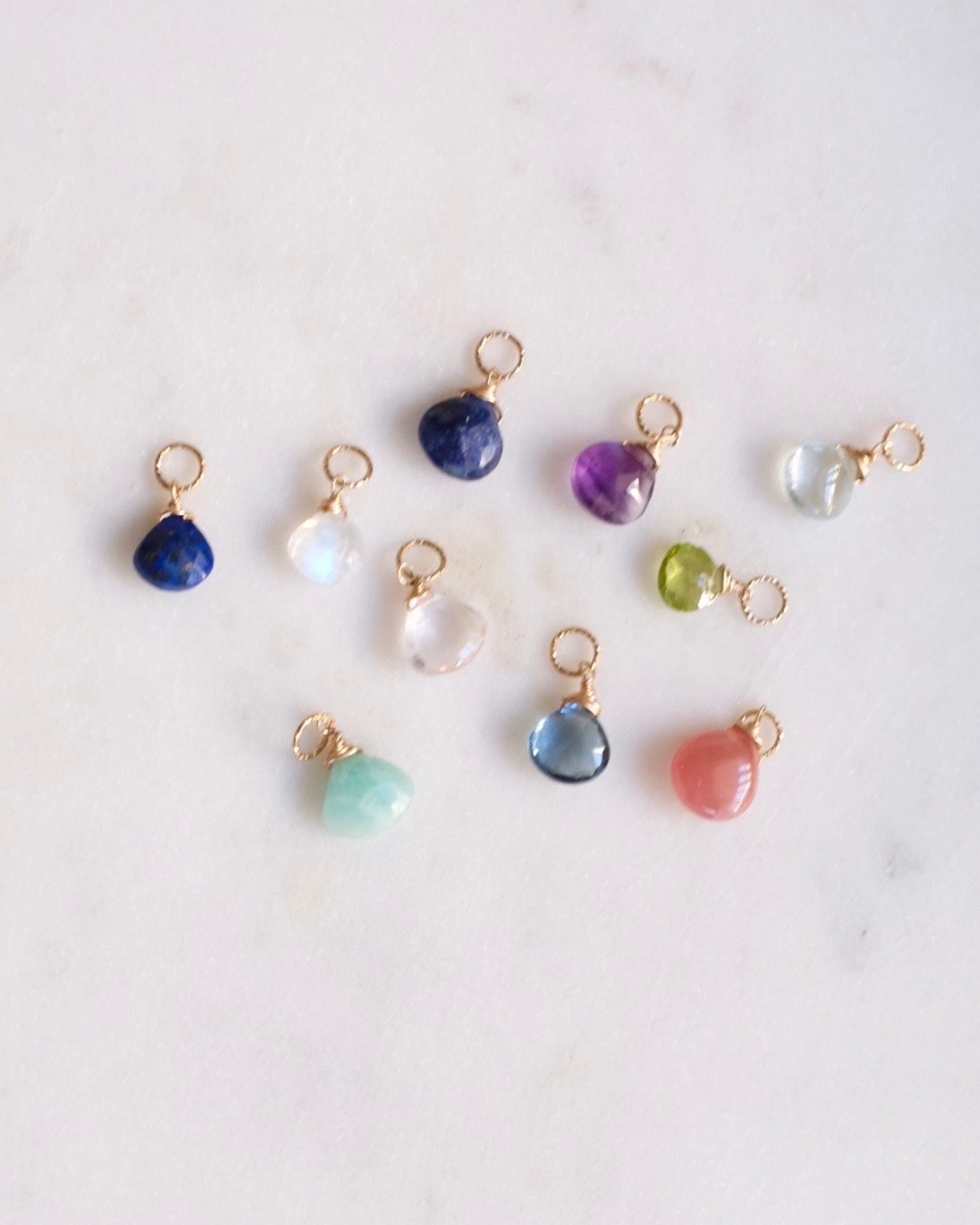 Amethyst Pendant charm ERIJEWELRY