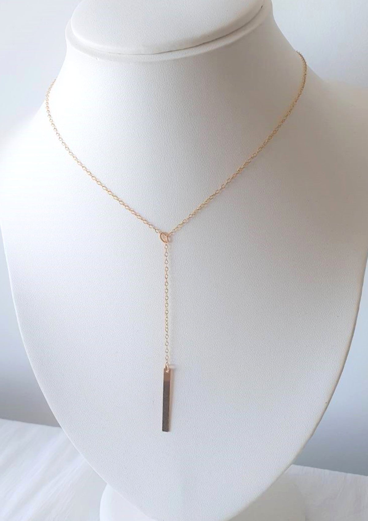 Gold Bar Y Necklaces ERIJEWELRY