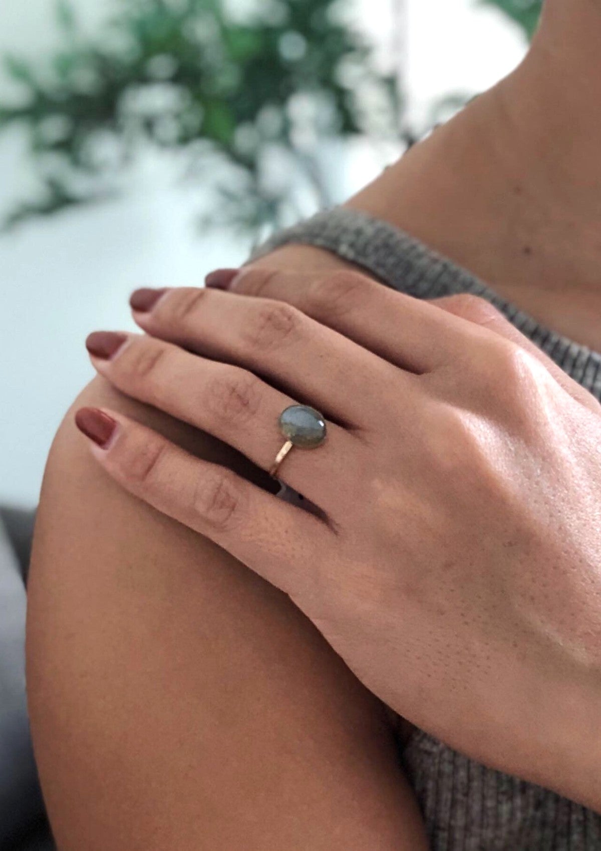 Labradorite gemstones rings by ERIJEWELRY