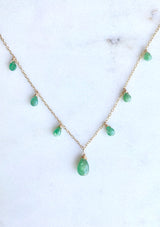 Emerald Necklace by ERIJEWELRY 