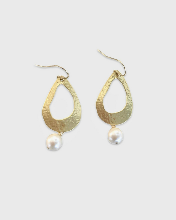 Tear Drop pearl earrings