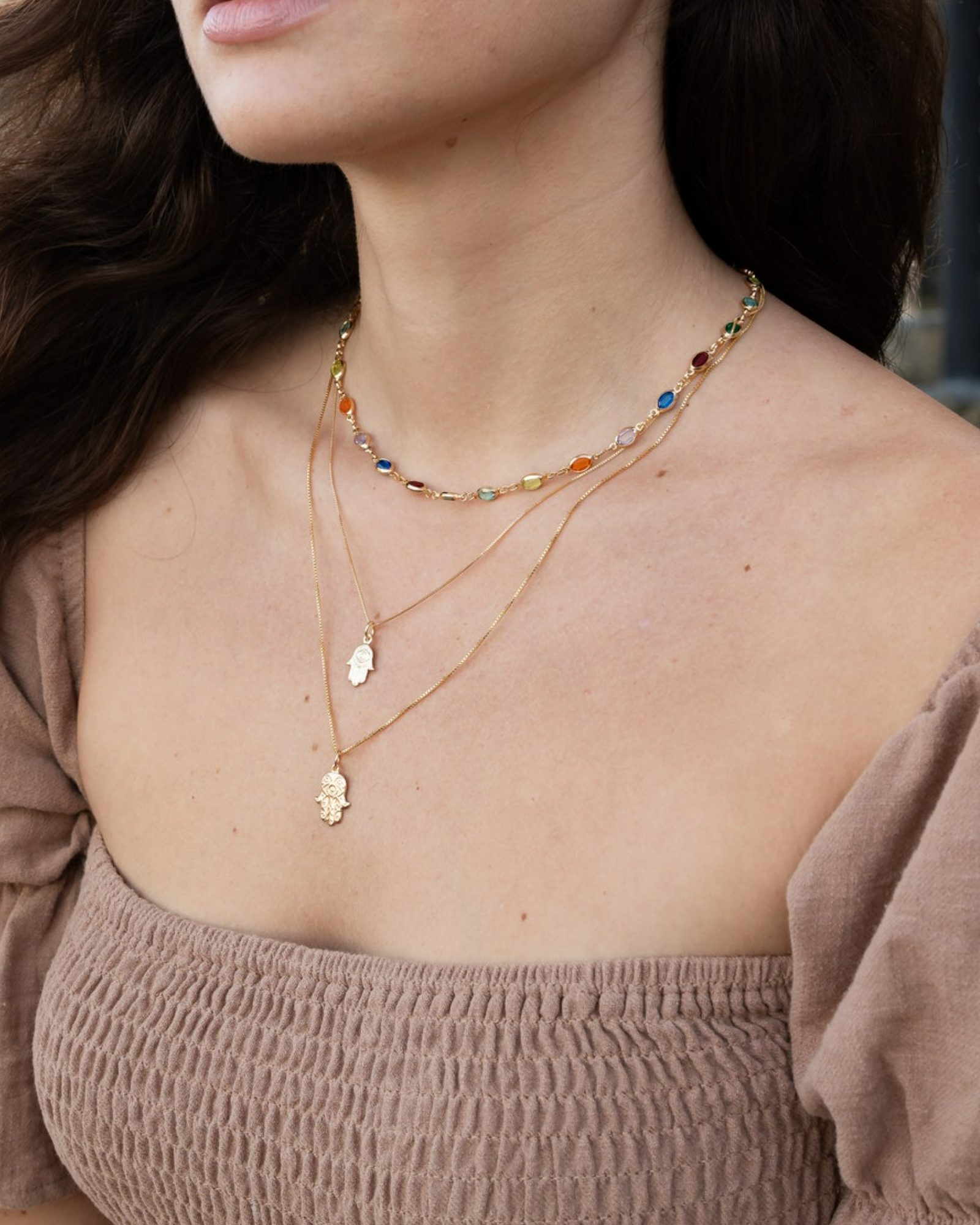 Little Hamsa necklace ERIJEWELRY