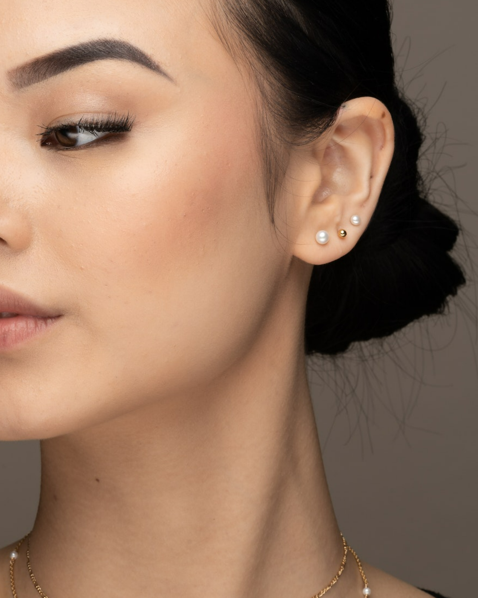 Mini Pearl Stud Earrings ERIJEWELRY