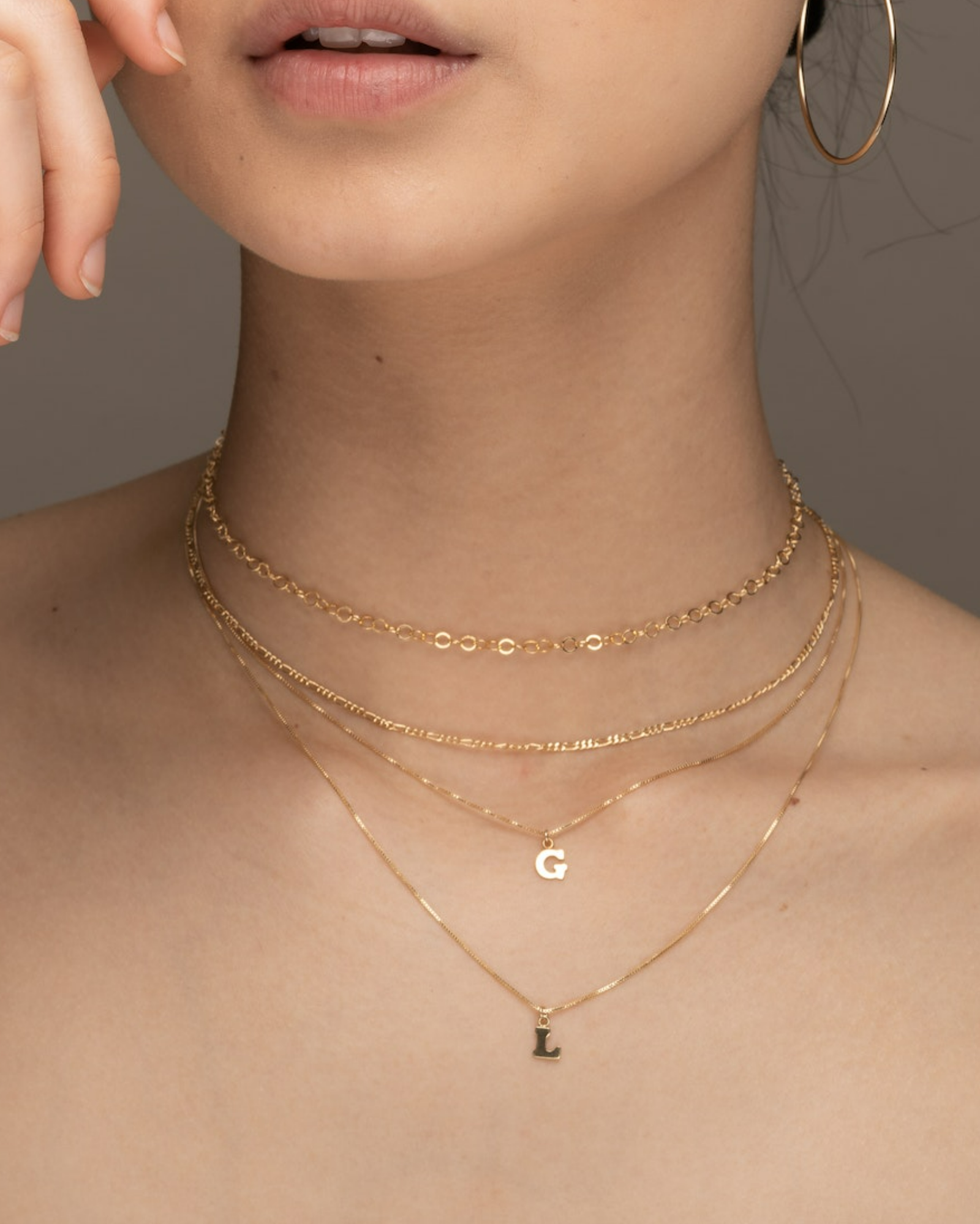 Personalised Initial letter Necklace ERIJEWELRY
