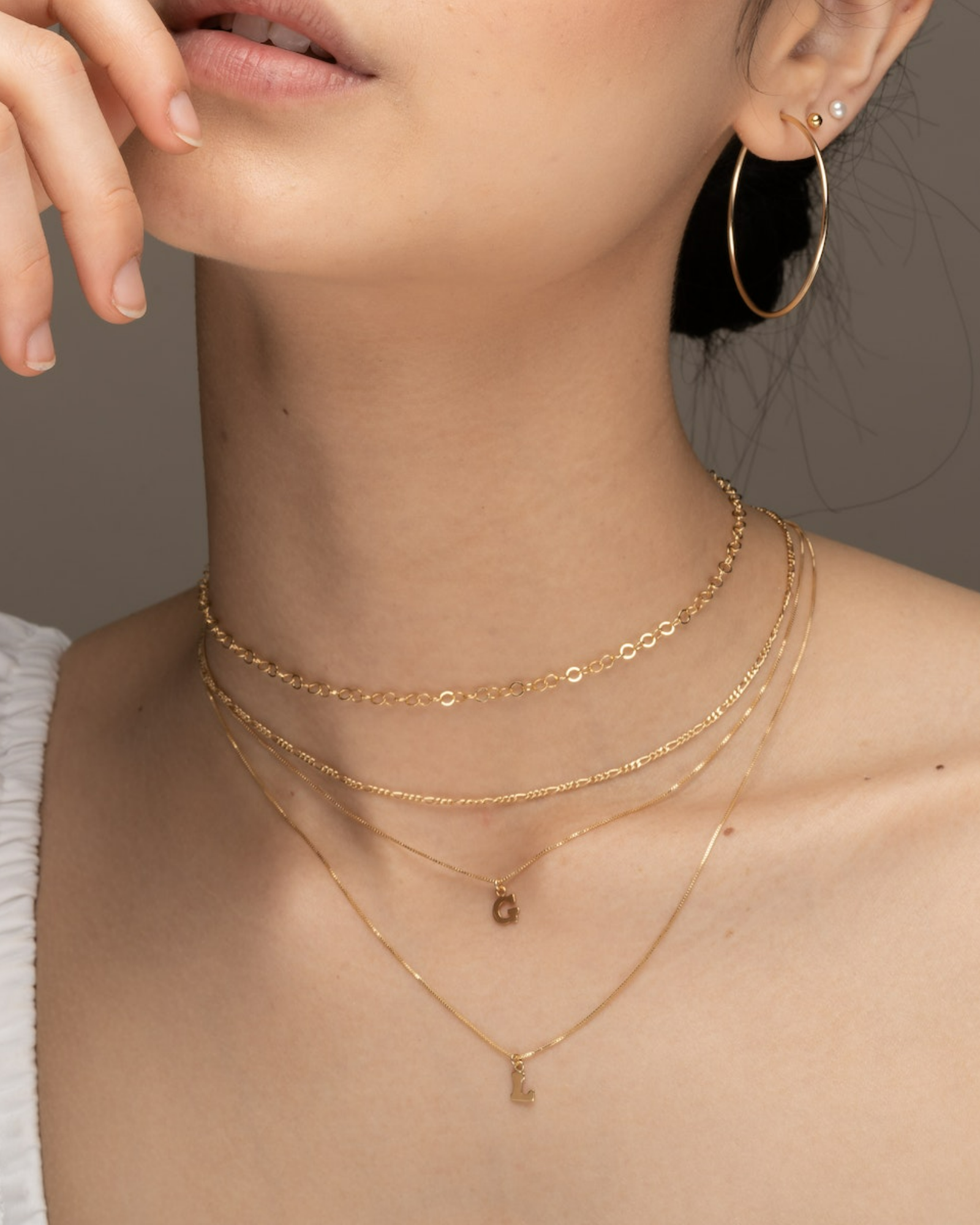 Personalised Initial letter Necklace ERIJEWELRY