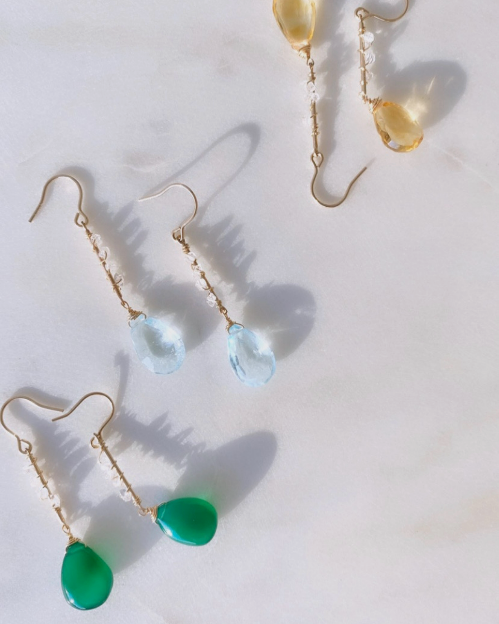 Queen Topaz Earrings ERIJEWELRY