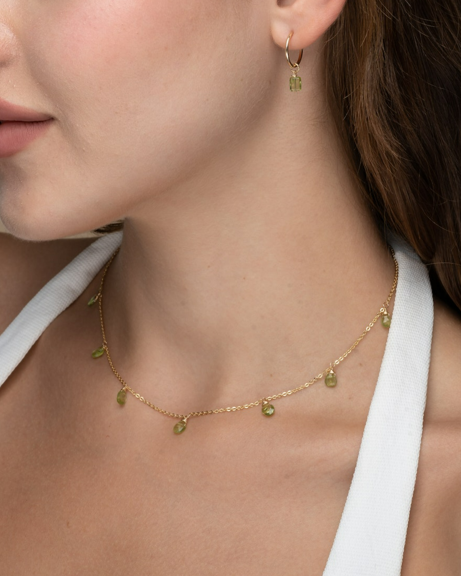 Peridot Princess Necklace ERIJEWELRY
