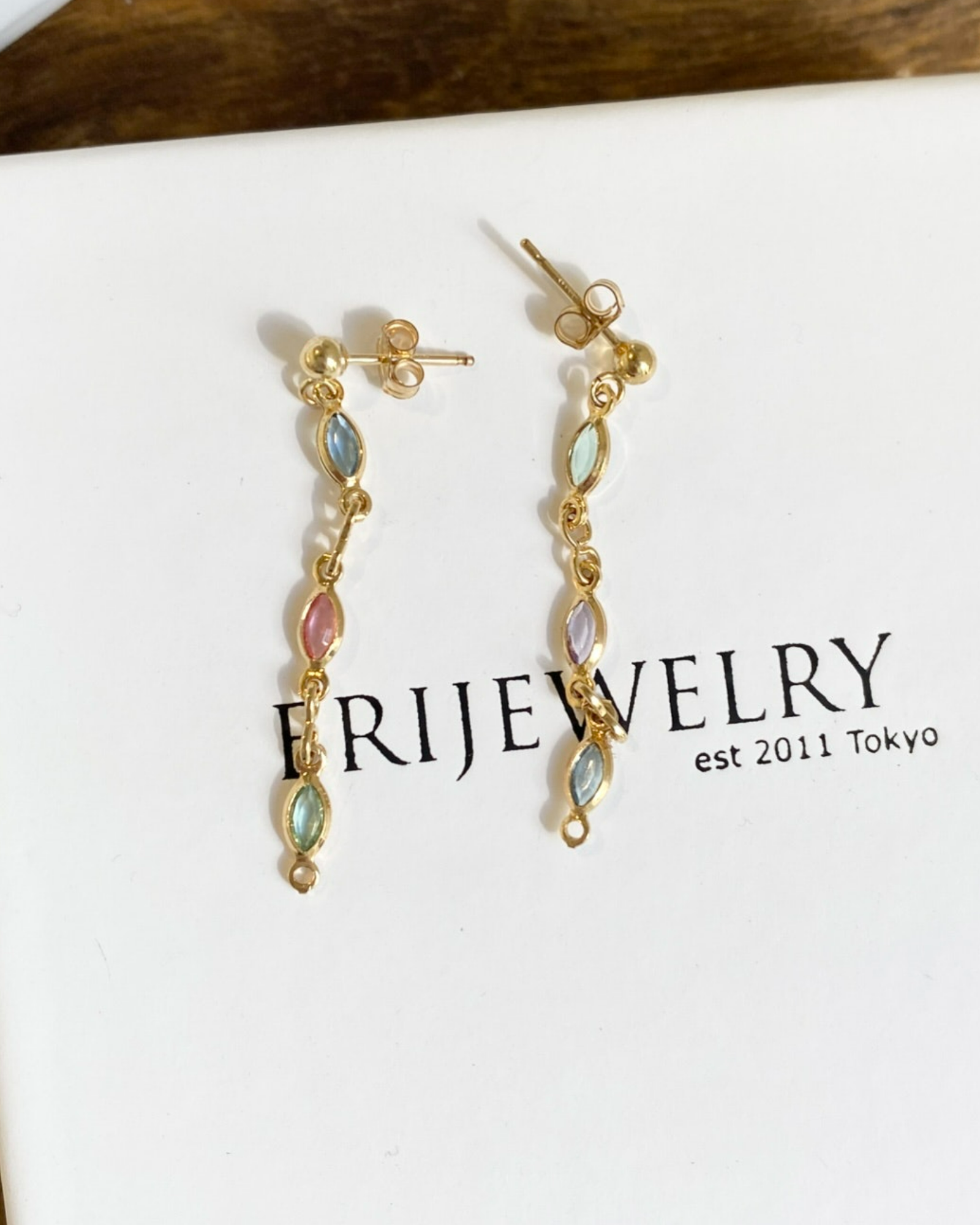 Margaret Gold Stud Earrings ERIJEWELRY