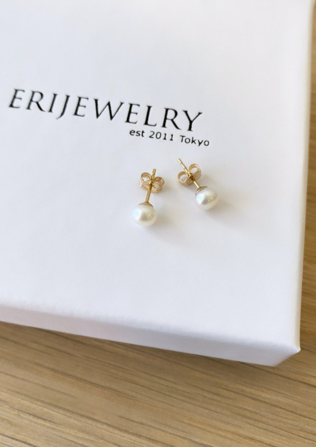 Petite Pearl Stud Earrings ERIJEWELRY
