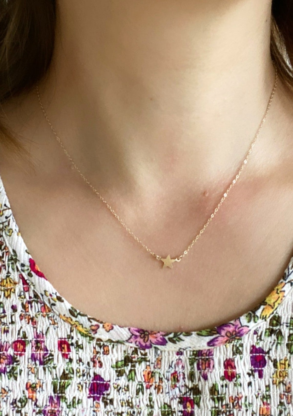 Tiny Star Necklace ERIJEWELRY
