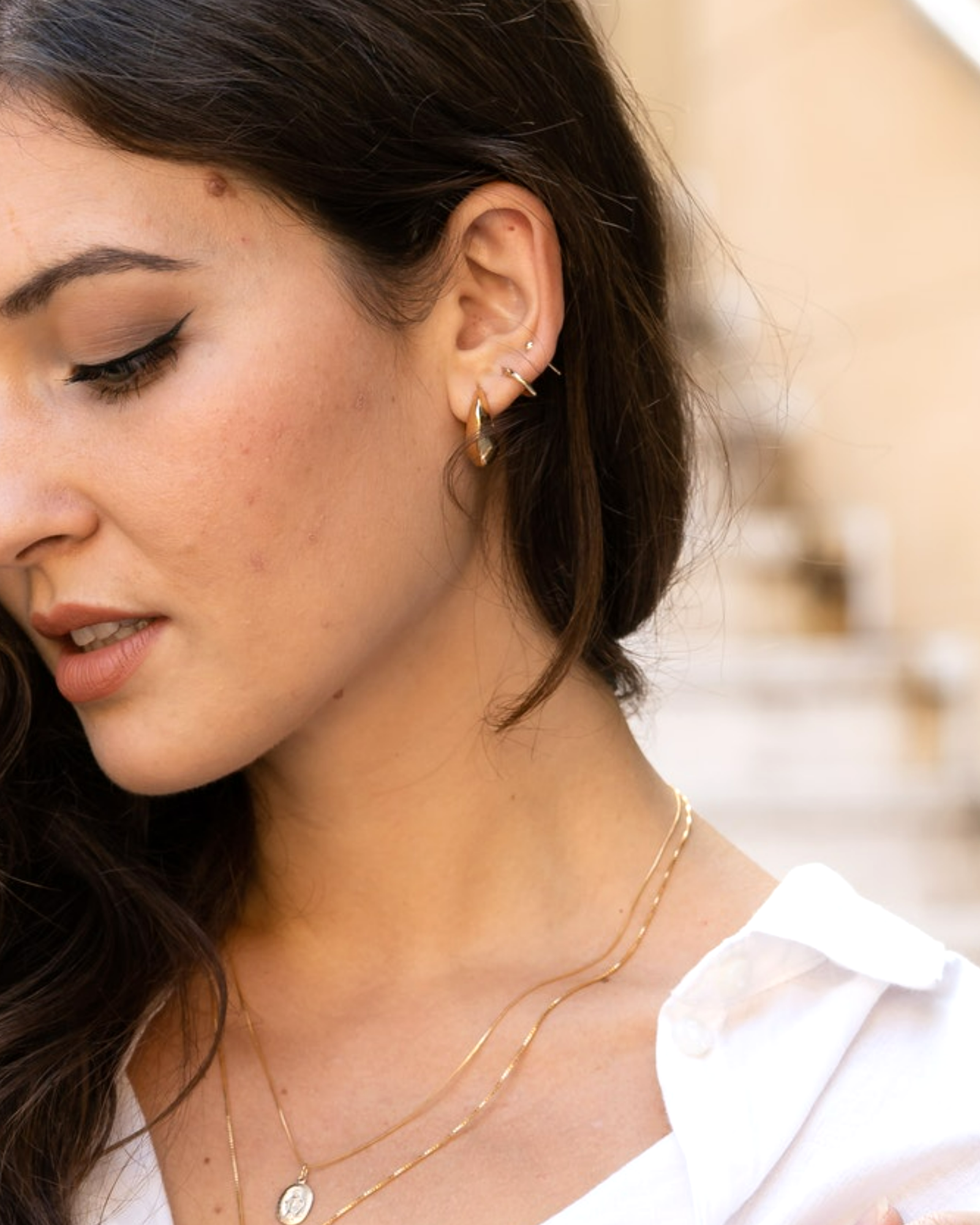 Agnes hoop earrings ERIJEWELRY
