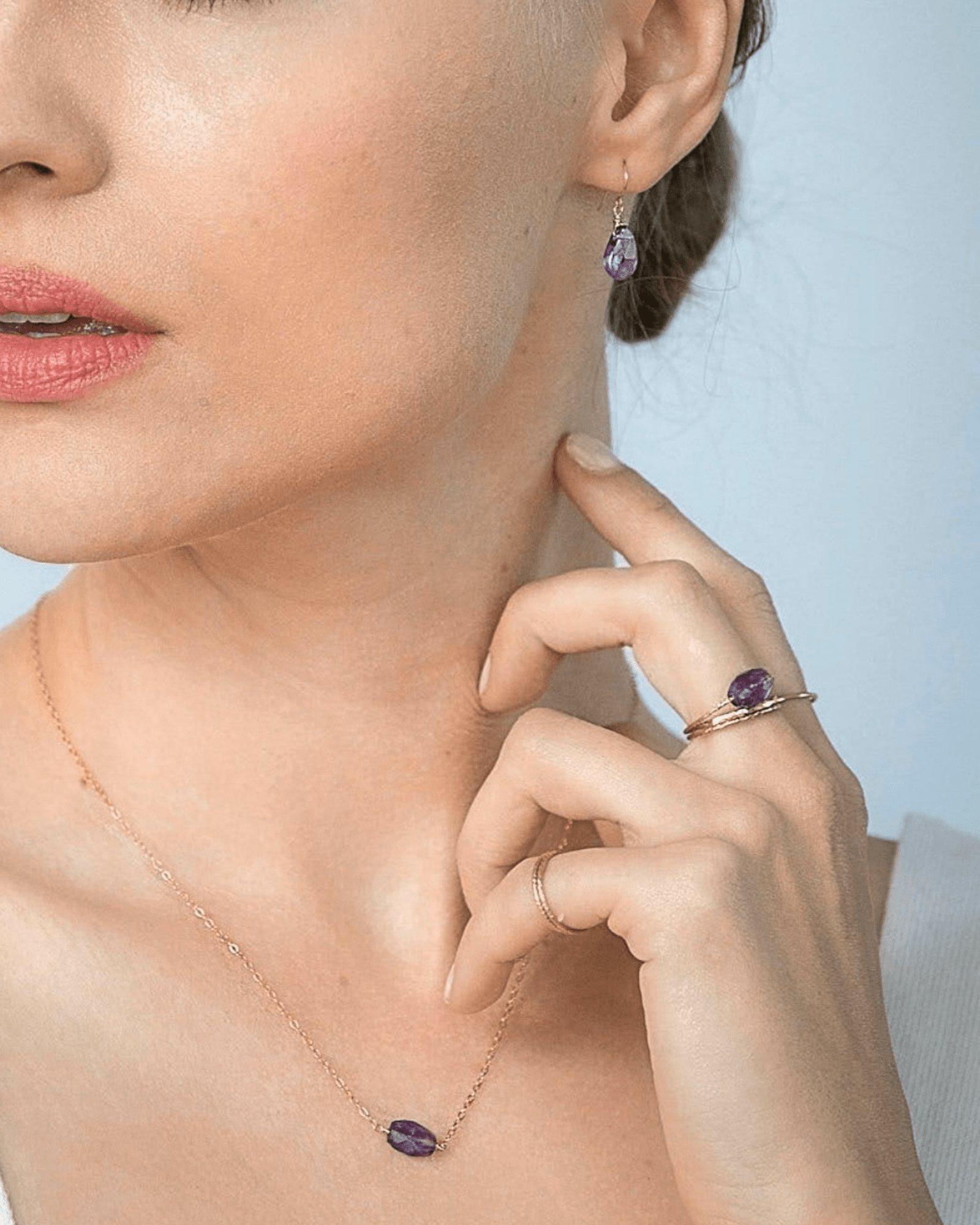Amethyst Daily Serenity Sets ERIJEWELRY