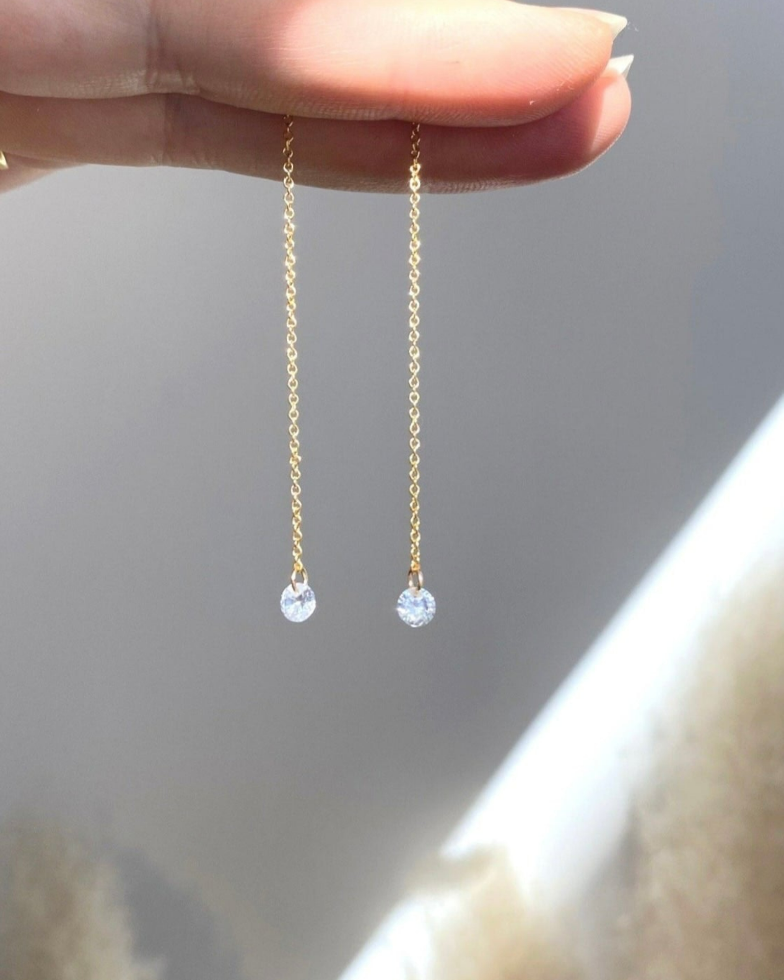 Elegance Threader Earrings ERIJEWELRY