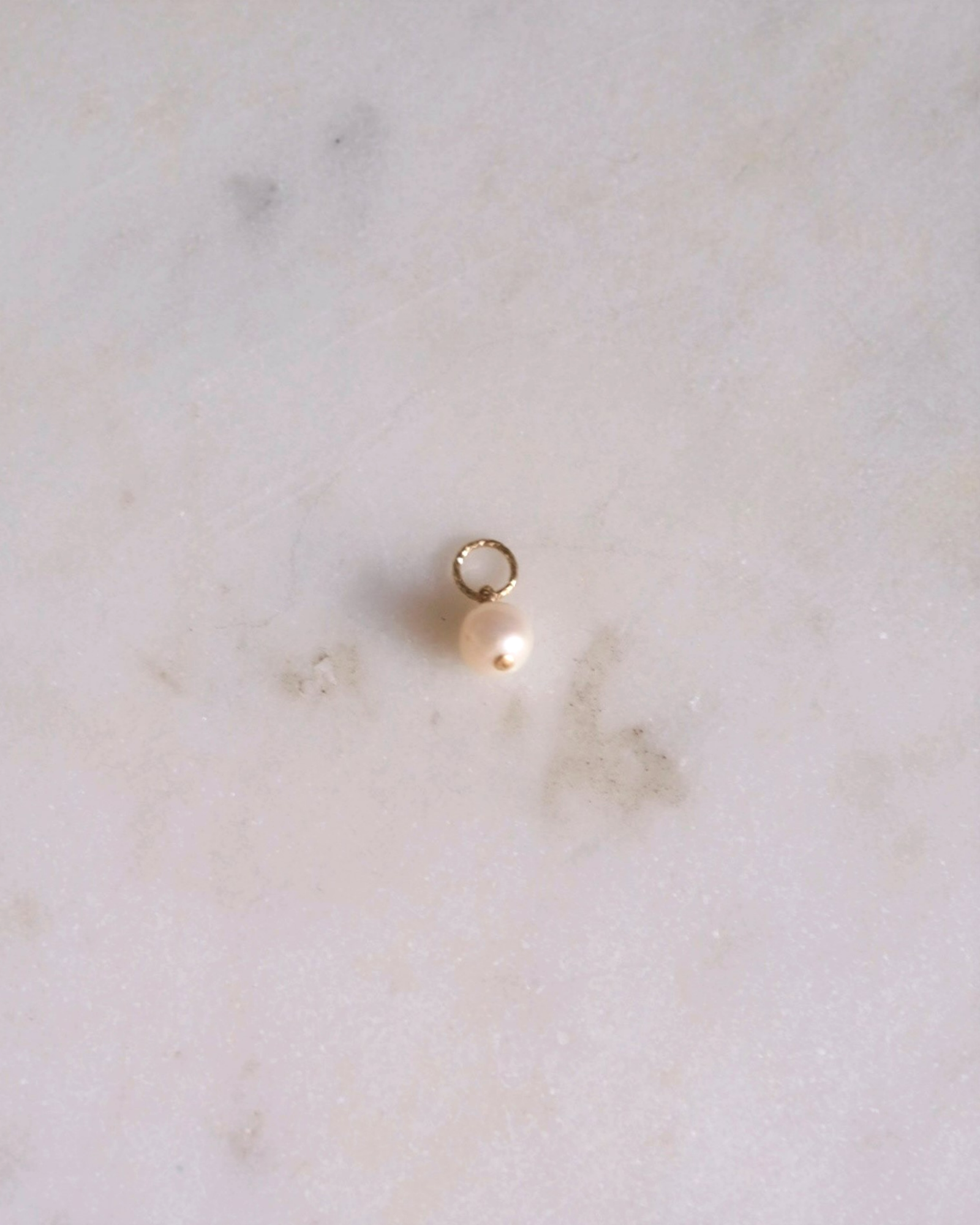Small Pearl Pendant Charm ERIJEWELRY