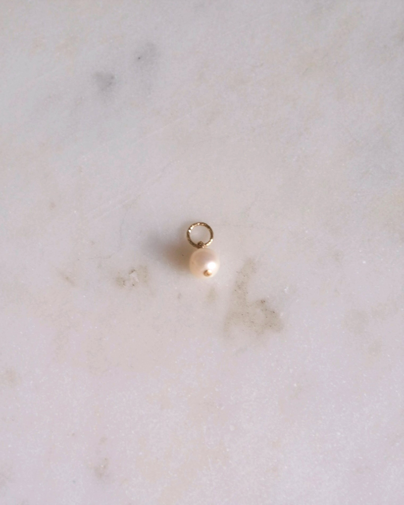 Small Pearl Pendant Charm