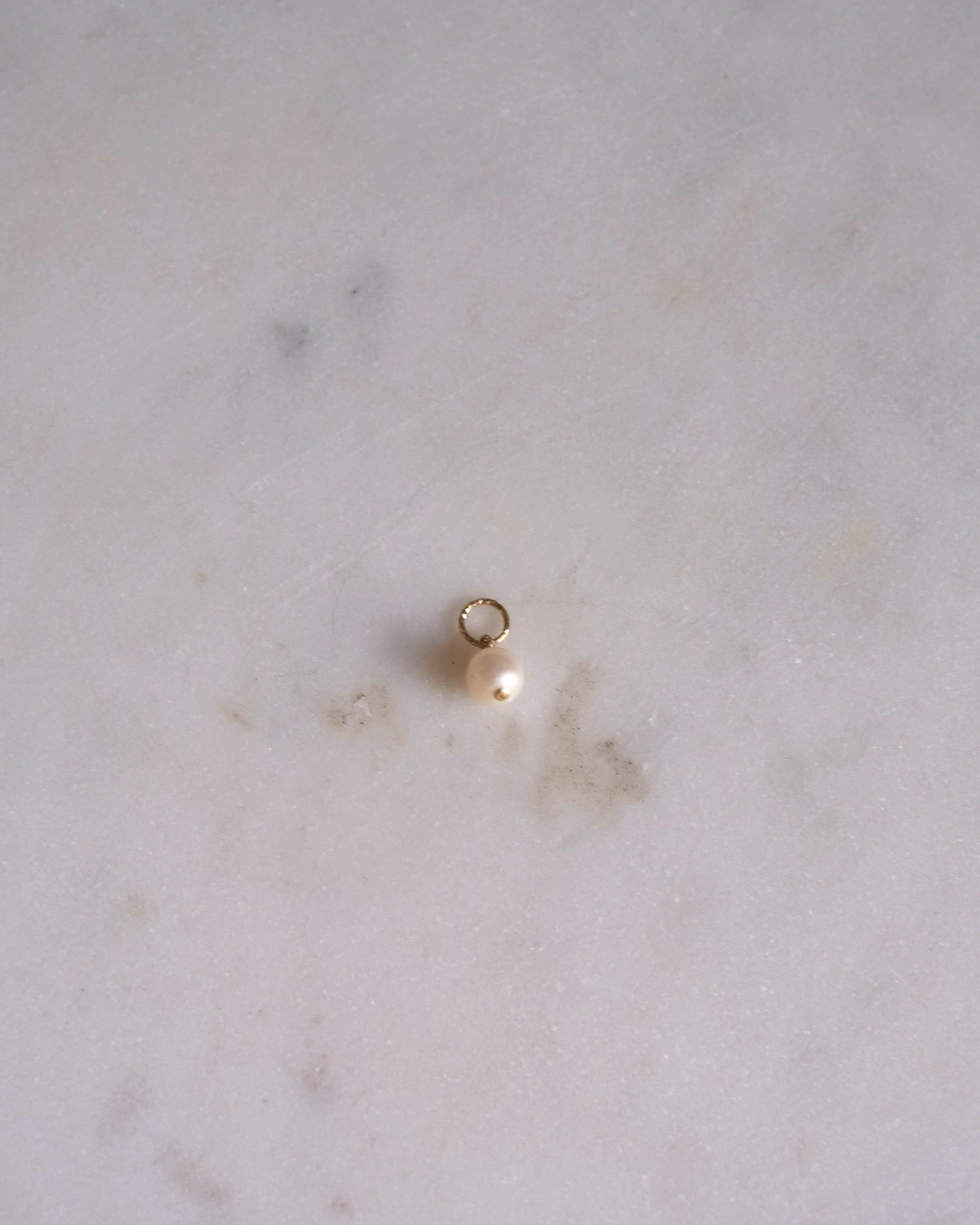 Tiny Pearl Pendant Charm ERIJEWELRY