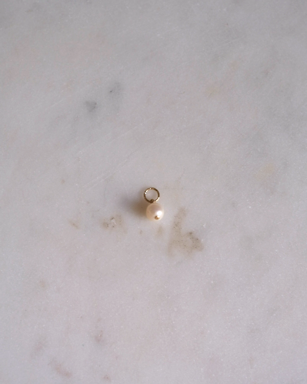 Tiny Pearl Pendant Charm