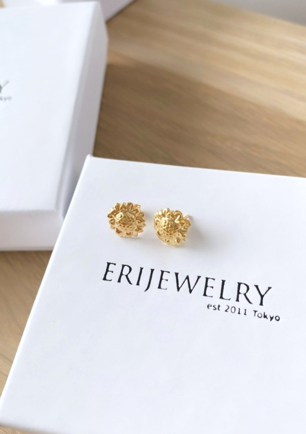 Sunflower Stud Earrings ERIJEWELRY