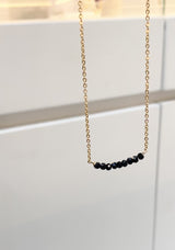 Black Onyx Band Necklace