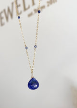 Blue Sapphire Bohemian Necklace