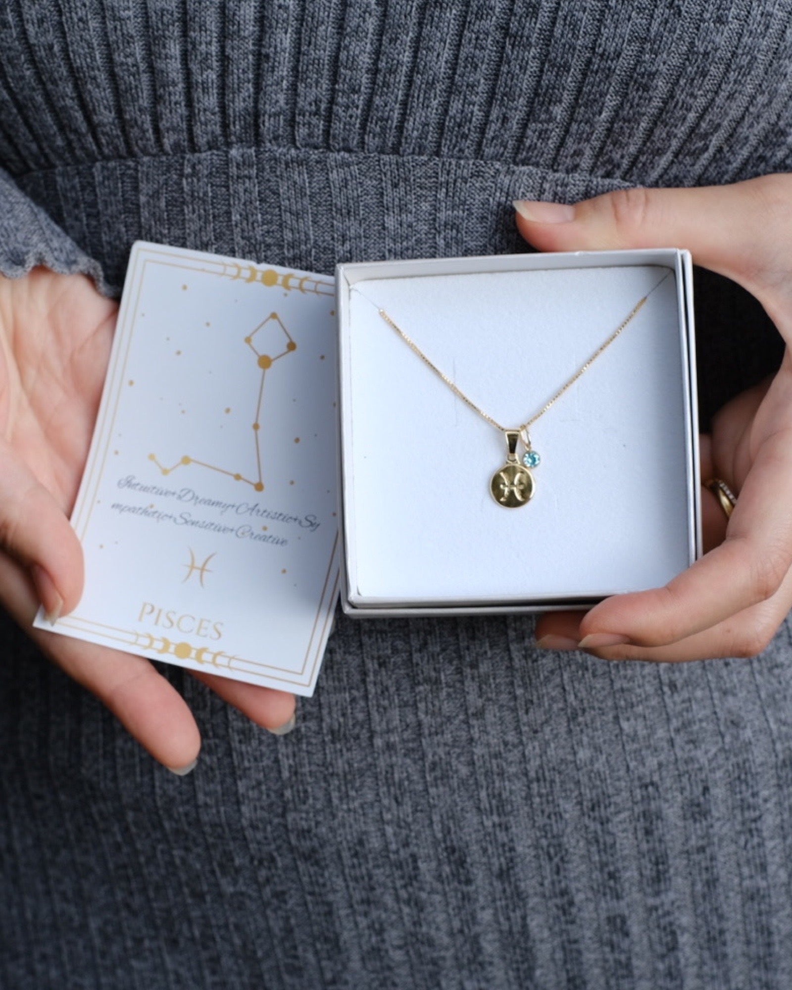 Virgo Zodiac Necklace ERIJEWELRY