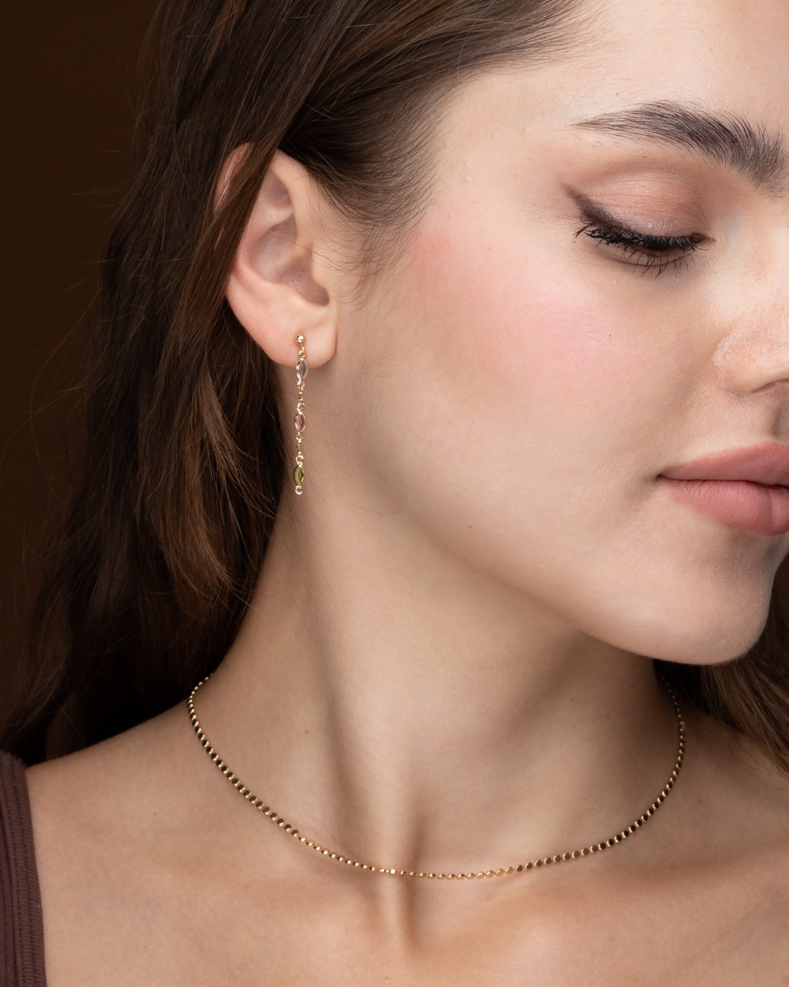 Margaret Gold Stud Earrings ERIJEWELRY