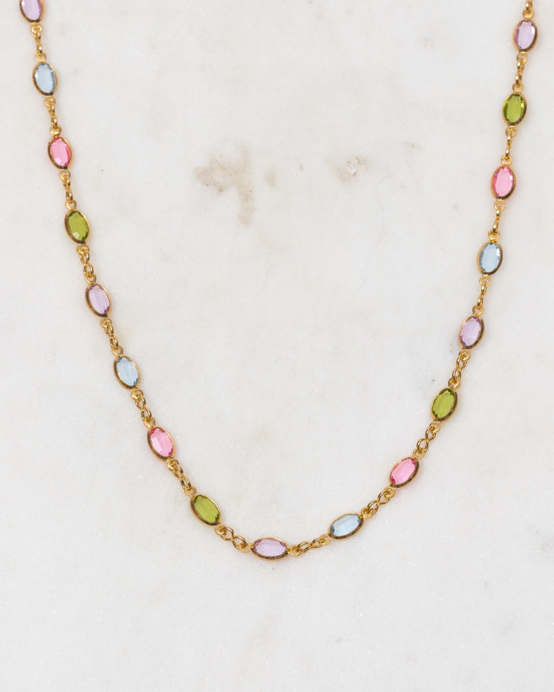 Margaret colourful Gold Necklace