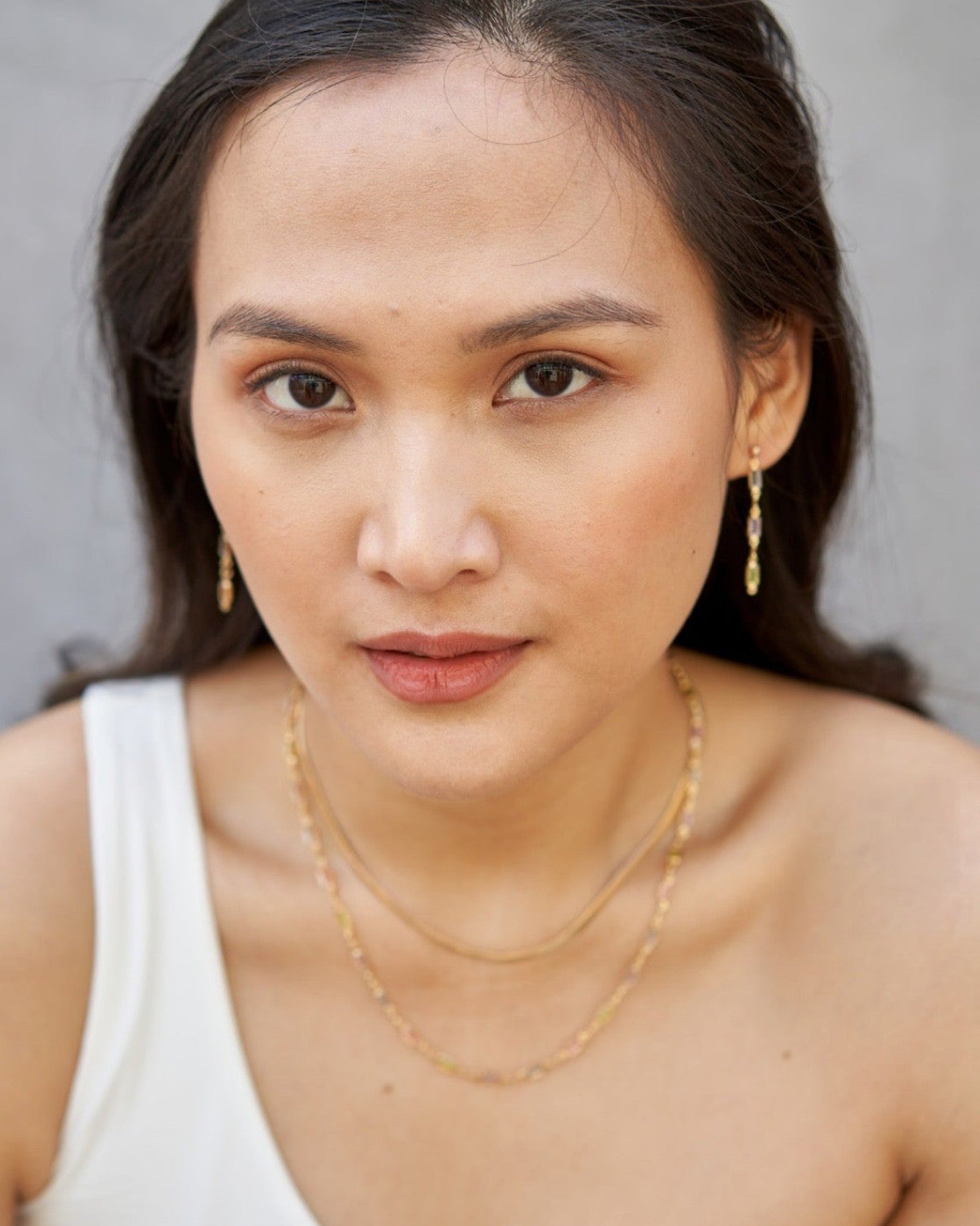 Daria Gold Stud Earrings ERIJEWELRY