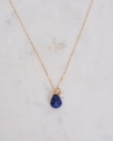 Lapis lazuli pearl Necklace