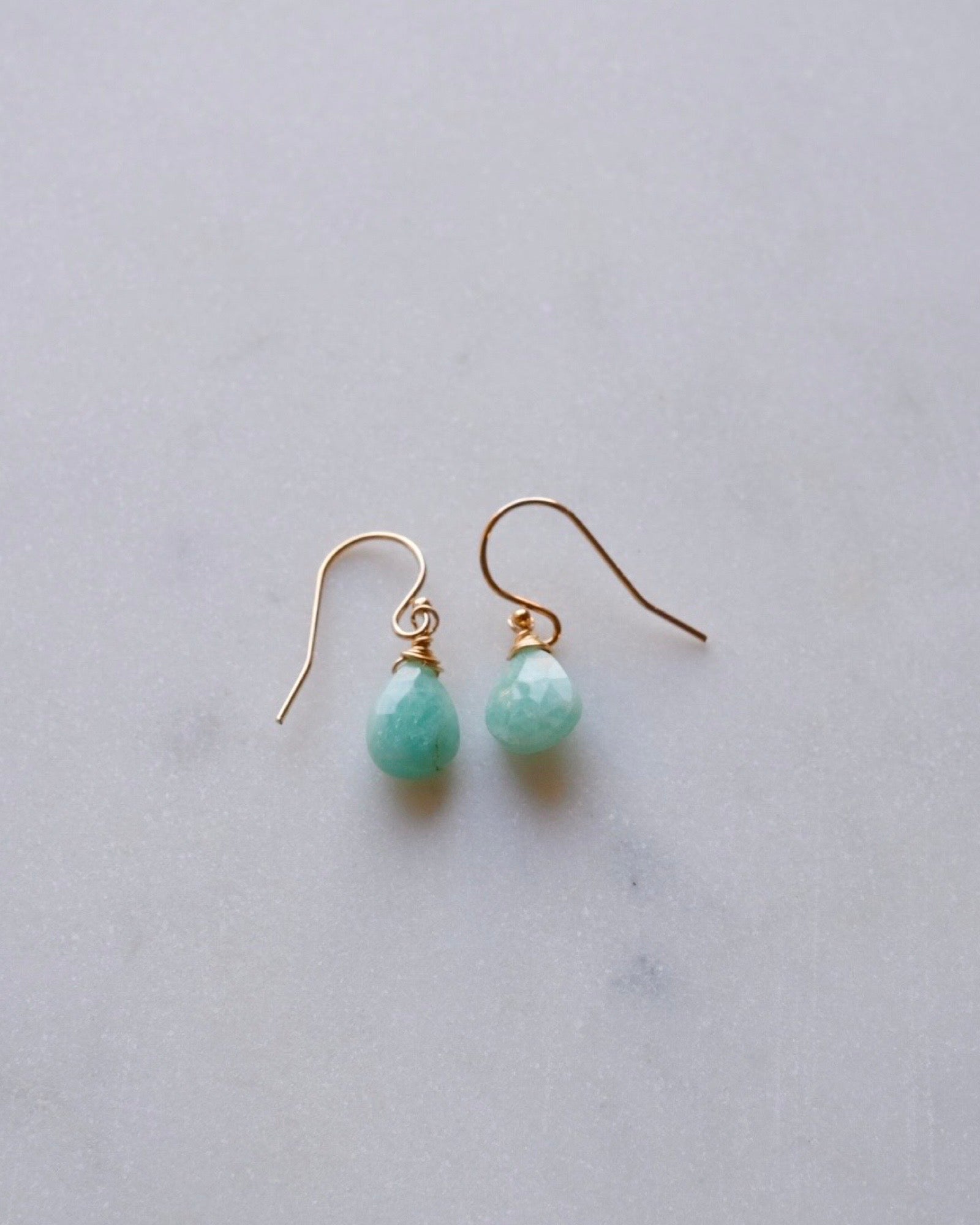 Amazonite drop earrings ERIJEWELRY