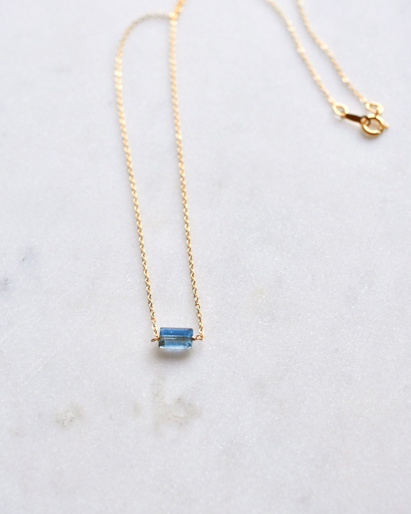 Kyanite point necklace ERIJEWELRY