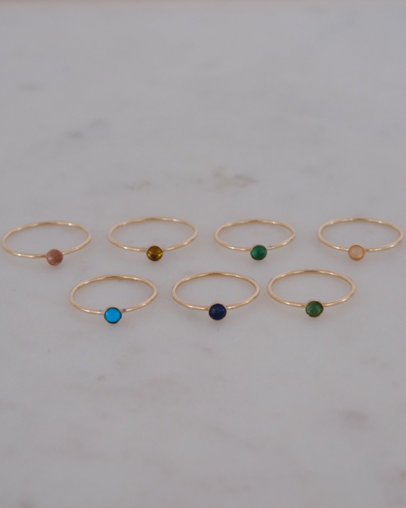 Petite Emerald ring ERIJEWELRY