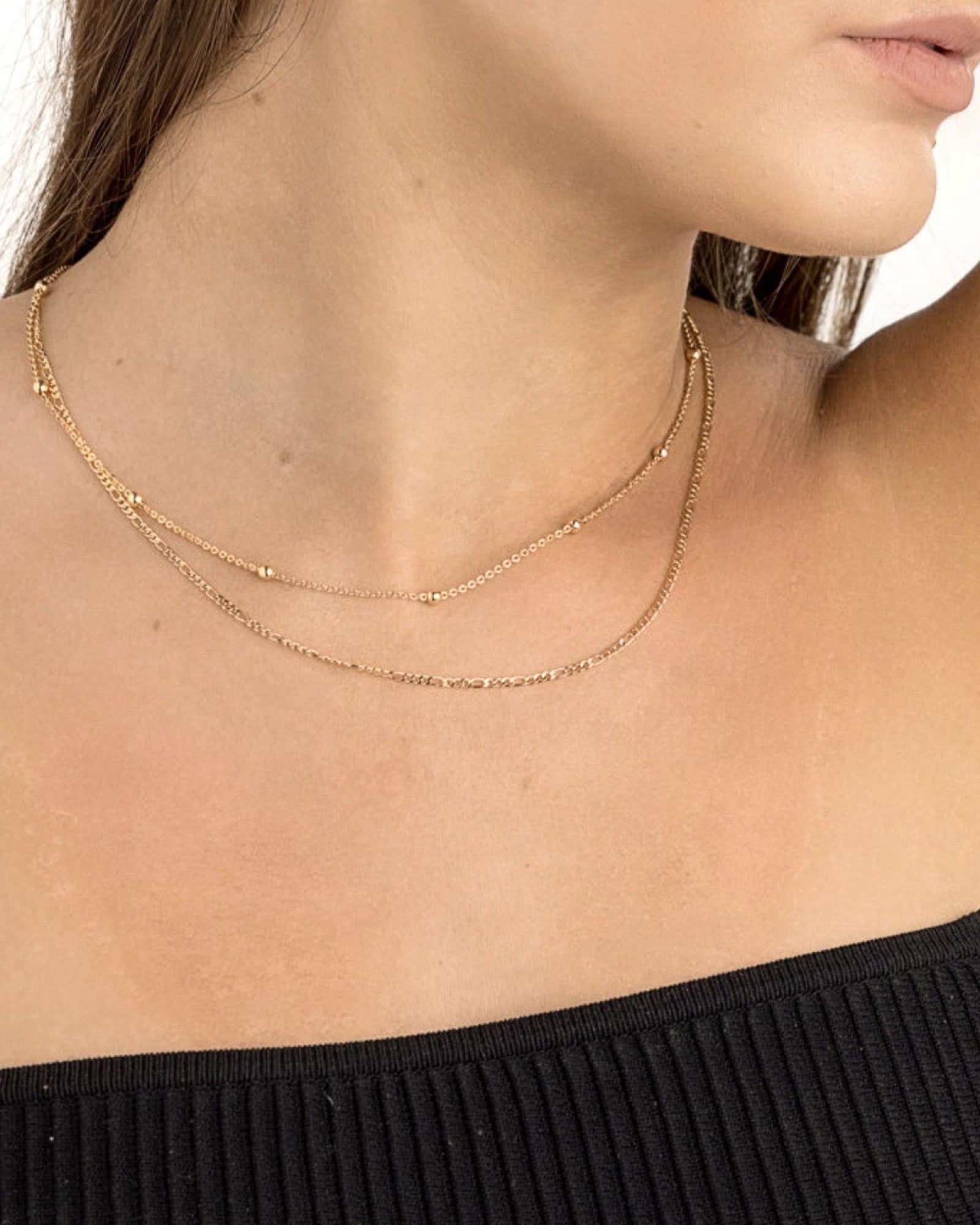 Thin Figaro Necklace ERIJEWELRY