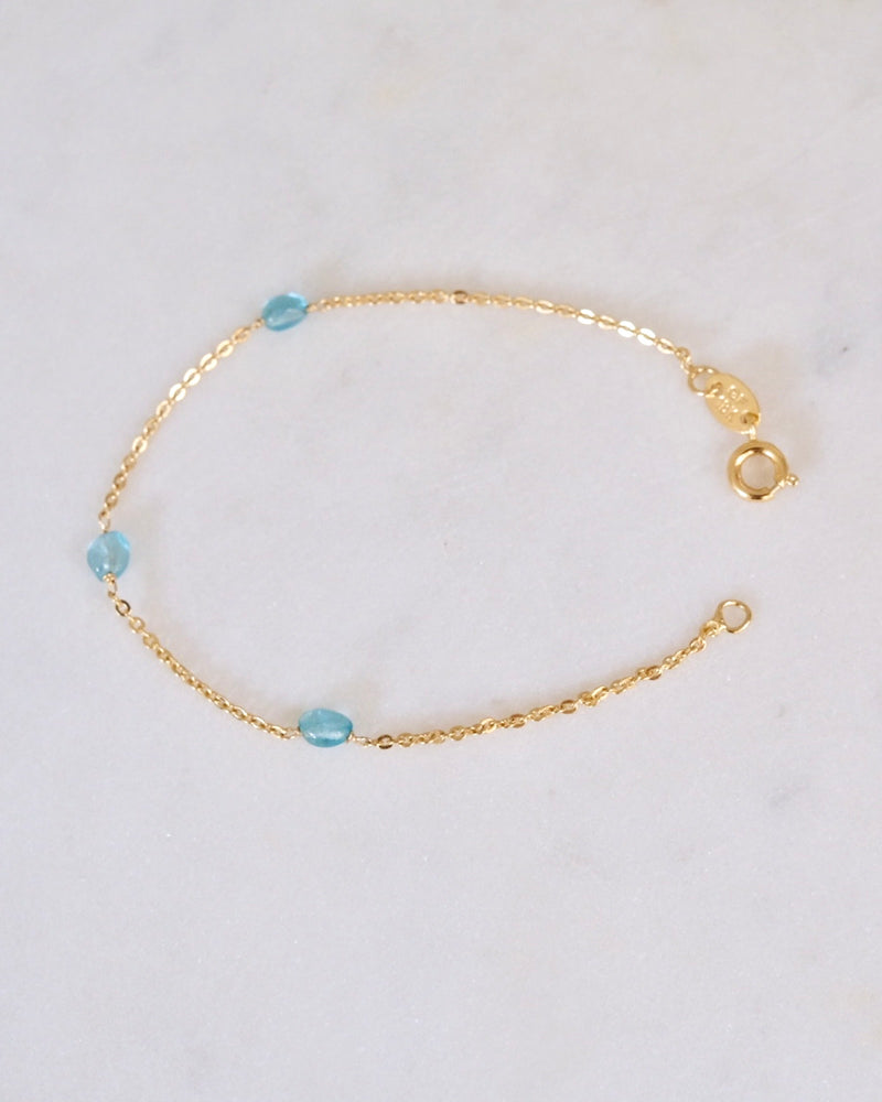 Blue Apatite Bracelet