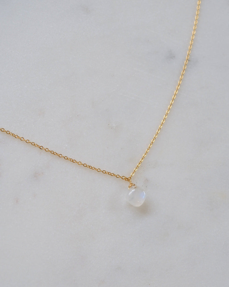 Moonstone Square necklace