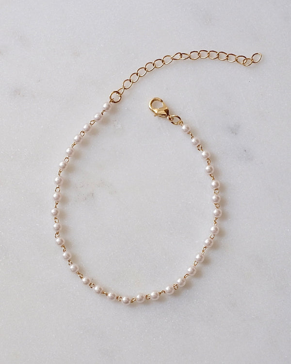 Petite Shell Pearl Bracelet